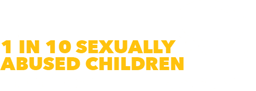 Only 1 in 10 sexually abused children disclose their abuse.